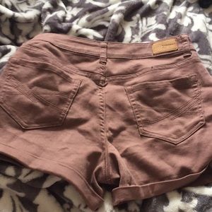 Pink stretchy aero shorts